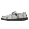 Wally - Shades Grey -Heydude Shoes 40361 030 WALLYSHADES BLACK LEFTSIDE
