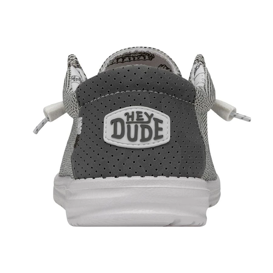 Wally Longneck - Grey Wally Longneck - Grey -Heydude Shoes 40367 030 WALLYLONGNECK GREY LEFTBACK 1