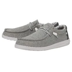 Wally Longneck - Grey 3 Wally Longneck - Grey -Heydude Shoes 40367 030 WALLYLONGNECK GREY PAIRSIDE