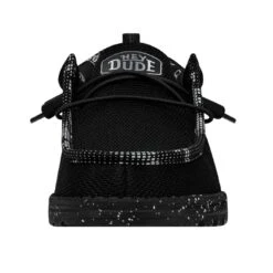 Wally Pixel - Black -Heydude Shoes 40373 001 WALLYPIXEL BLACK LEFTFRONT