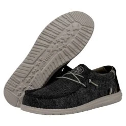 Wally Boho Denim - Brown -Heydude Shoes 40379 255 WALLYBOHODENIM BROWN PAIRBOTTOM