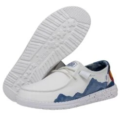 Wendy Colorado Watercolor - White -Heydude Shoes 40383 100 WENDY COLORADOWATERCOLORWHITE PAIRBOTTOM