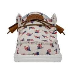 Wally Americana - Flag 5 Wally Americana - Flag -Heydude Shoes 40395 1JR WALLYAMERICANA FLAG LEFTFRONT