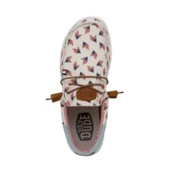 Wally Americana - Flag 7 Wally Americana - Flag -Heydude Shoes 40395 1JR WALLYAMERICANA FLAG LEFTTOP