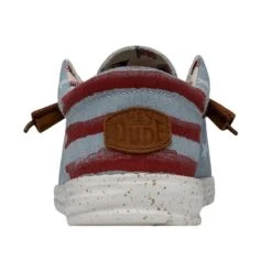 Wally Americana - Denim Star 7 Wally Americana - Denim Star -Heydude Shoes 40395 4NR WALLYAMERICANA DENIMSTAR LEFTBACK