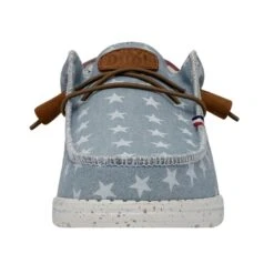 Wally Americana - Denim Star 6 Wally Americana - Denim Star -Heydude Shoes 40395 4NR WALLYAMERICANA DENIMSTAR LEFTFRONT