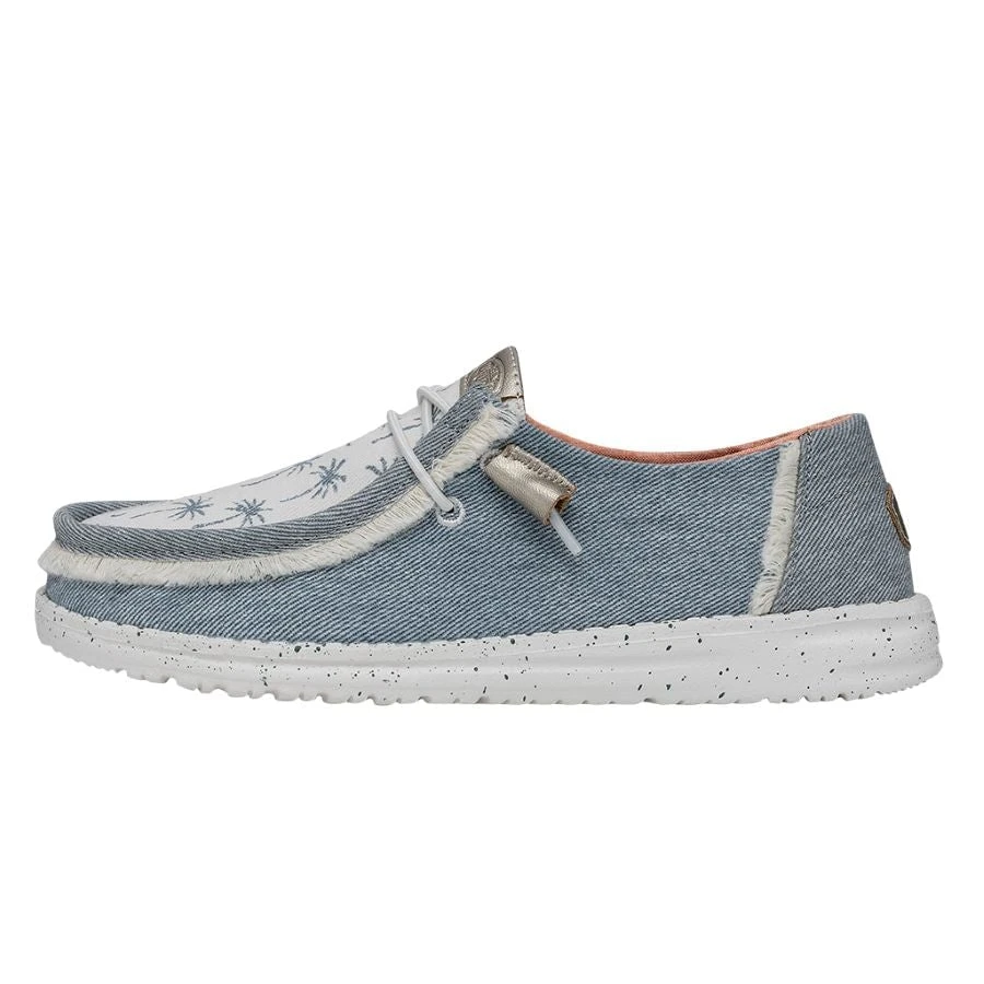 Wendy Tropical - Light Blue Wendy Tropical - Light Blue -Heydude Shoes 40474 450 WENDYTROPICAL LIGHTBLUE LEFTSIDE