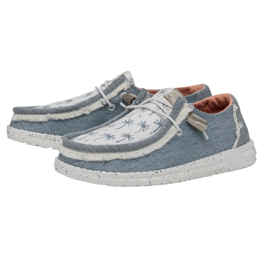 Wendy Tropical - Light Blue Wendy Tropical - Light Blue -Heydude Shoes 40474 450 WENDYTROPICAL LIGHTBLUE PAIRSIDE