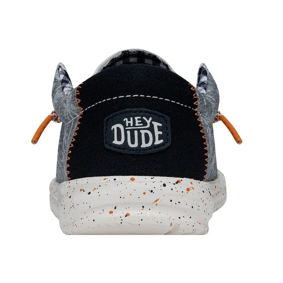 Wally Youth Tropical - Blue Wally Youth Tropical - Blue -Heydude Shoes 40475 425 WALLYYOUTHTROPICAL BLUE LEFTBACK