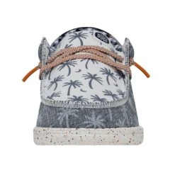 Wally Youth Tropical - Blue 5 Wally Youth Tropical - Blue -Heydude Shoes 40475 425 WALLYYOUTHTROPICAL BLUE LEFTFRONT