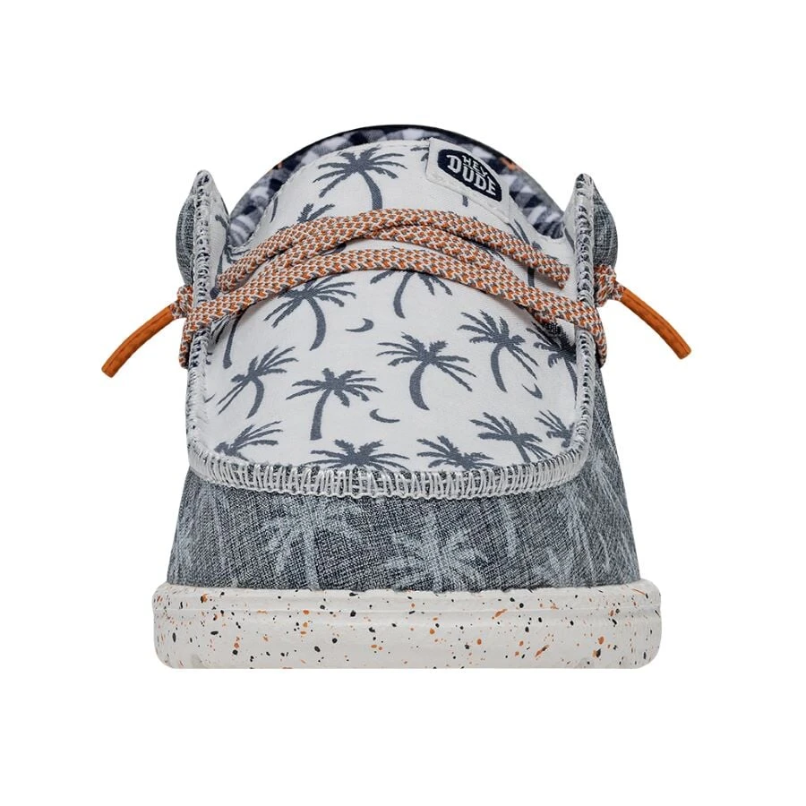 Wally Youth Tropical - Blue Wally Youth Tropical - Blue -Heydude Shoes 40475 425 WALLYYOUTHTROPICAL BLUE LEFTFRONT