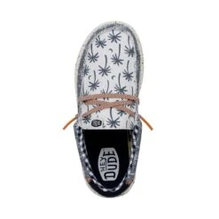 Wally Youth Tropical - Blue 7 Wally Youth Tropical - Blue -Heydude Shoes 40475 425 WALLYYOUTHTROPICAL BLUE LEFTTOP 1