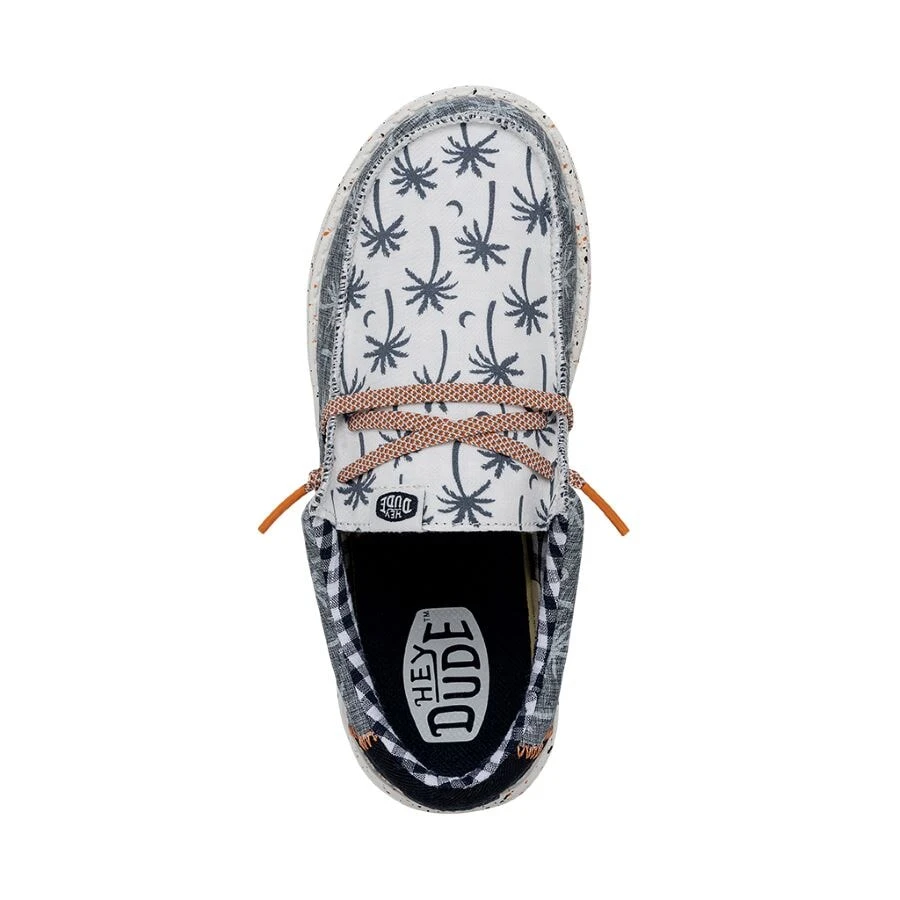 Wally Youth Tropical - Blue Wally Youth Tropical - Blue -Heydude Shoes 40475 425 WALLYYOUTHTROPICAL BLUE LEFTTOP 1