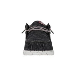 Wally Jersey - Black -Heydude Shoes FW23 M 40169 001 WALLY JERSEY BLACK LEFT FRONT