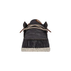 Wally Jersey - Charcoal -Heydude Shoes FW23 M 40169 025 WALLY JERSEY CHARCOAL LEFT FRONT