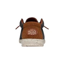 Wally Jersey - Charcoal -Heydude Shoes FW23 M 40169 025 WALLY JERSEY CHARCOAL RIGHT BACK