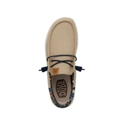 Wally Funk Oasis - Tan -Heydude Shoes FW23 M 40397 265 WALLY FUNK OASIS TAN LEFT TOP