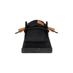 Wendy Washed Canvas - Black -Heydude Shoes FW23 W 40297 001 WENDY WASHED CANVAS BLACK LEFT FRONT
