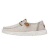Wendy Washed Canvas - Cream -Heydude Shoes FW23 W 40297 13R WENDY WASHED CANVAS CREAM LEFT PROFILE