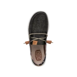 Wendy Funk Oasis - Black -Heydude Shoes FW23 W 40410 001 WENDY FUNK OASIS BLACK LEFT TOP