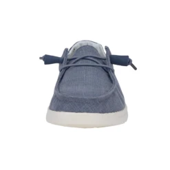 Wendy Chambray - Navy White 5 Wendy Chambray - Navy White -Heydude Shoes MicrosoftTeams image 53
