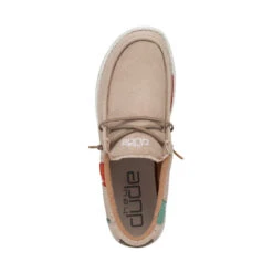 Wally Washed - Tan -Heydude Shoes SS22 M 111521700 WALLY WASHED TAN LEFT 6