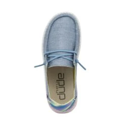 Wendy Youth - Sparkle Denim -Heydude Shoes SS22 W 130122732 WENDY YOUTH SPARKLE DENIM LEFT 6