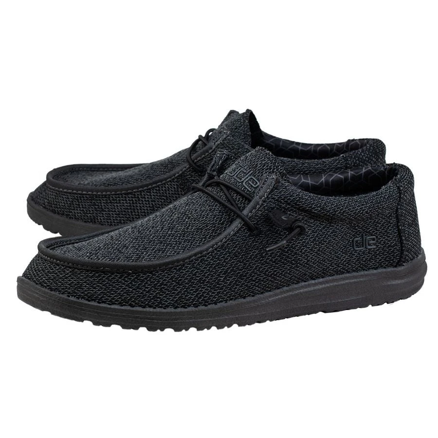 Wally Sox Micro - Total Black Wally Sox Micro - Total Black -Heydude Shoes WALLY SOX MICRO TOTAL BLACK 2