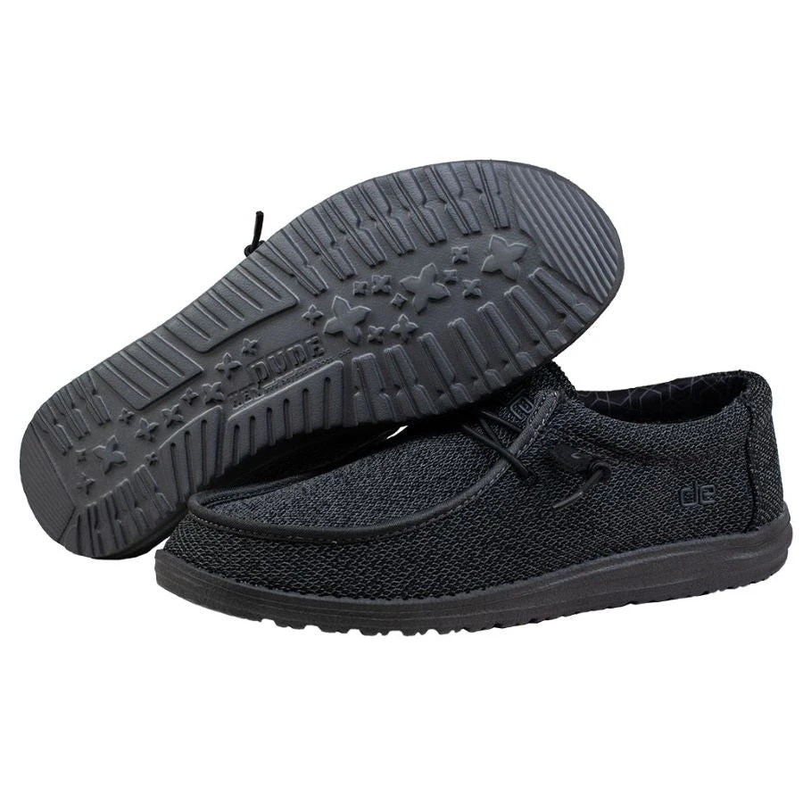 Wally Sox Micro - Total Black Wally Sox Micro - Total Black -Heydude Shoes WALLY SOX MICRO TOTAL BLACK 3